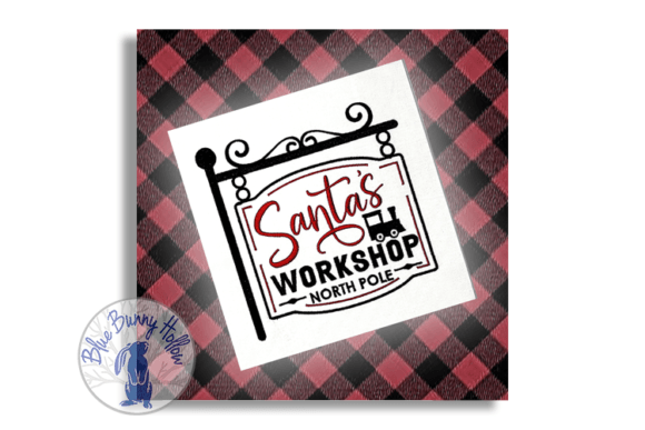 Charming Santa's Workshop North Pole Embroidery