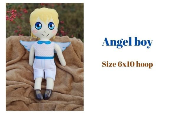 Christmas Angel Boy Doll ITH: A Charming Addition
