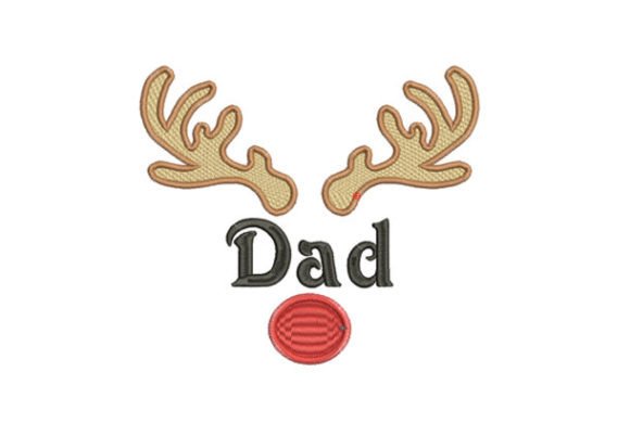 Christmas Dad: A Charming Addition for Holiday Embroidery