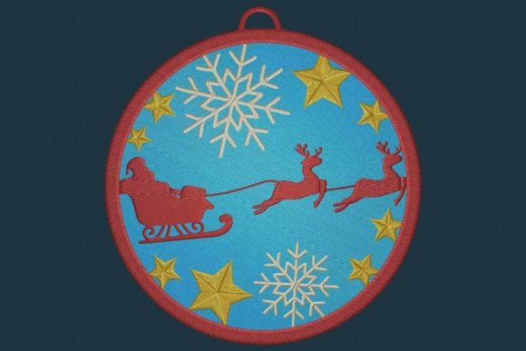 Christmas Ornaments: A Festive Embroidery Design