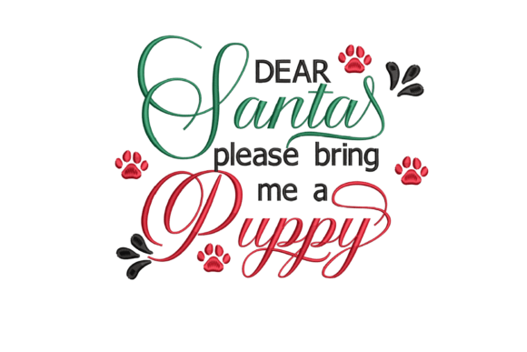 Dear Santa, Please Bring Me a Puppy