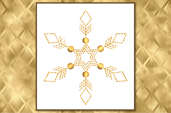 Elegant Snowflake-Dainty-E Embroidery Design