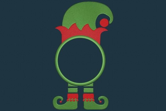 Elf Monogram: A Charming Addition for Holiday Creations