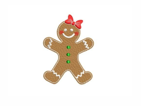 Gingerbread: A Charming Embroidery Design for Business
