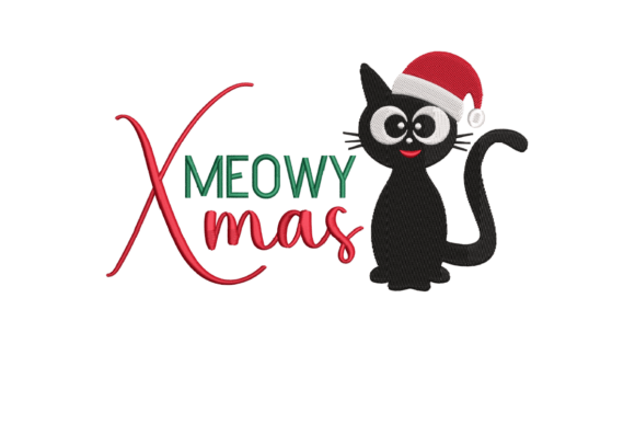 Meow Christmas: A Festive Embroidery Design Review