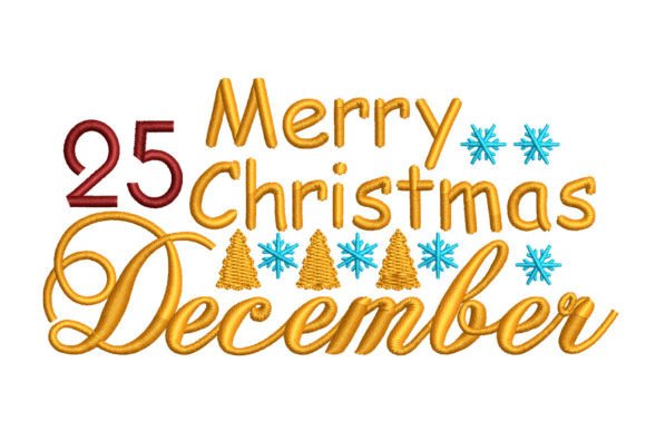 Merry Christmas 25 December: A Versatile Design