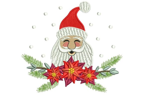 Review of the Santa Christmas Wreath Embroidery Design
