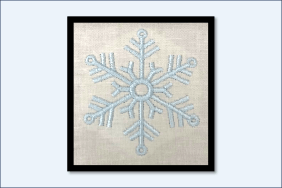 Review: Snowflake-5 Point-C for Embroidery Projects